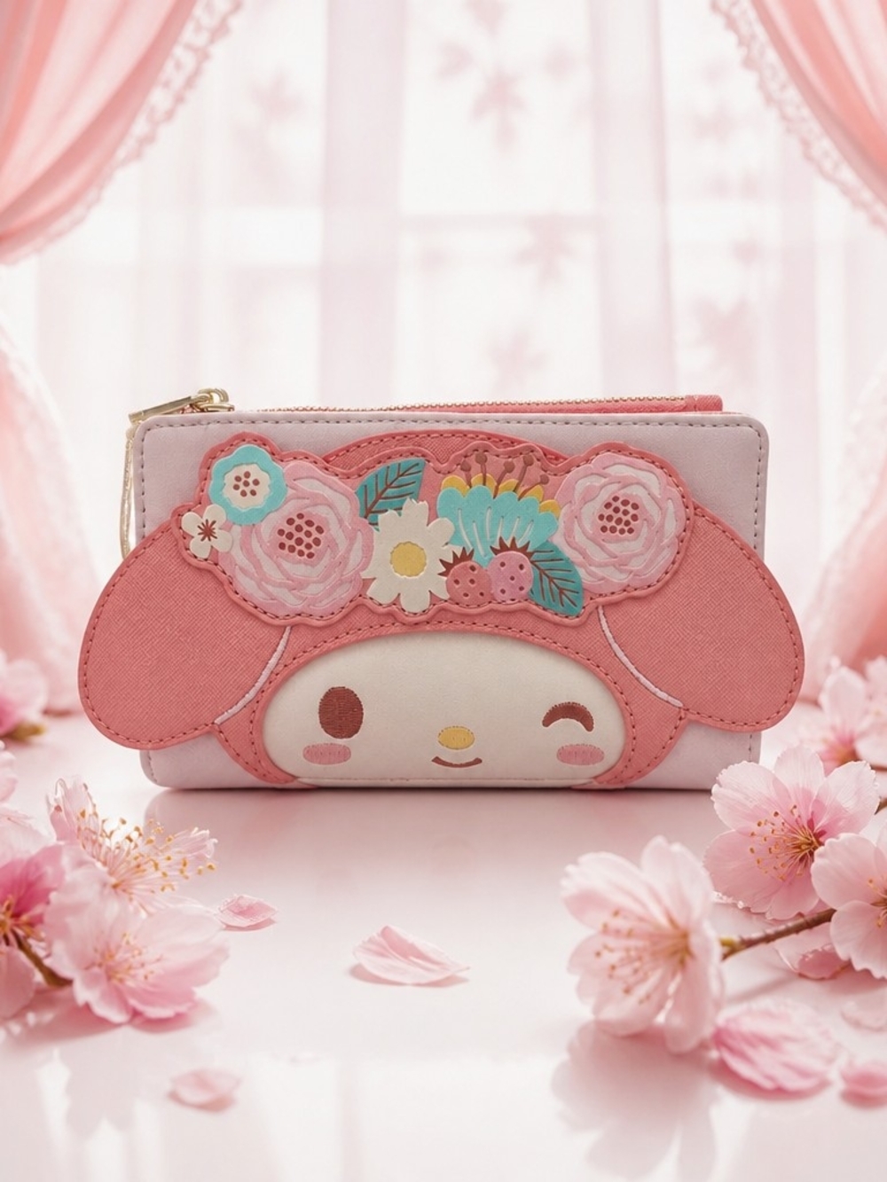 Loungefly My Melody Floral Wallet